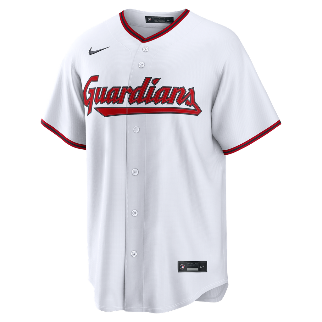 Cleveland Guardians Foster Griffin Nike White Home Replica Jersey