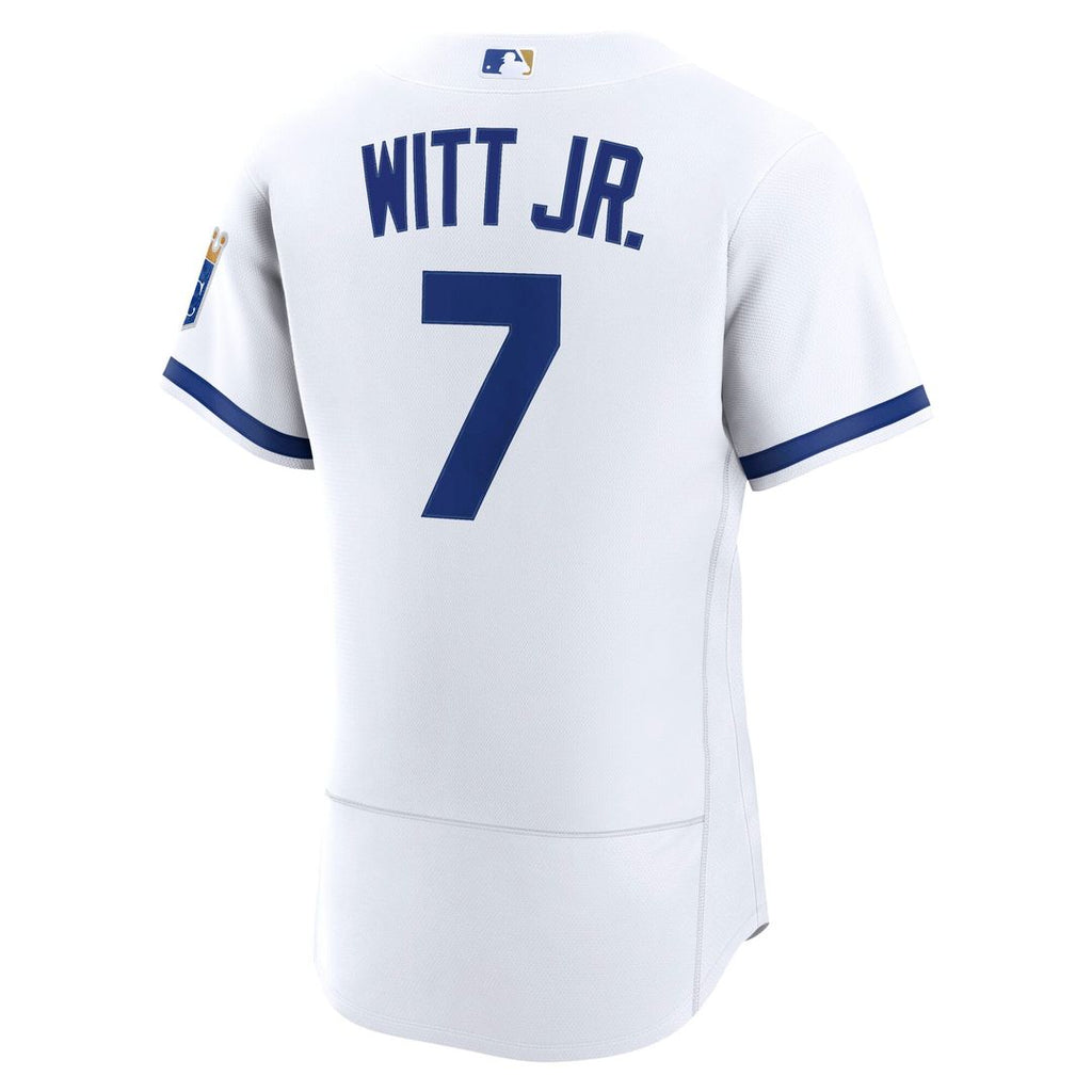Kansas City Royals Bobby Witt Jr. Nike White Authentic Jersey
