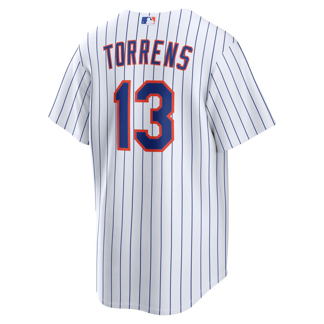 New York Mets Luis Torrens Nike White Home Replica Jersey