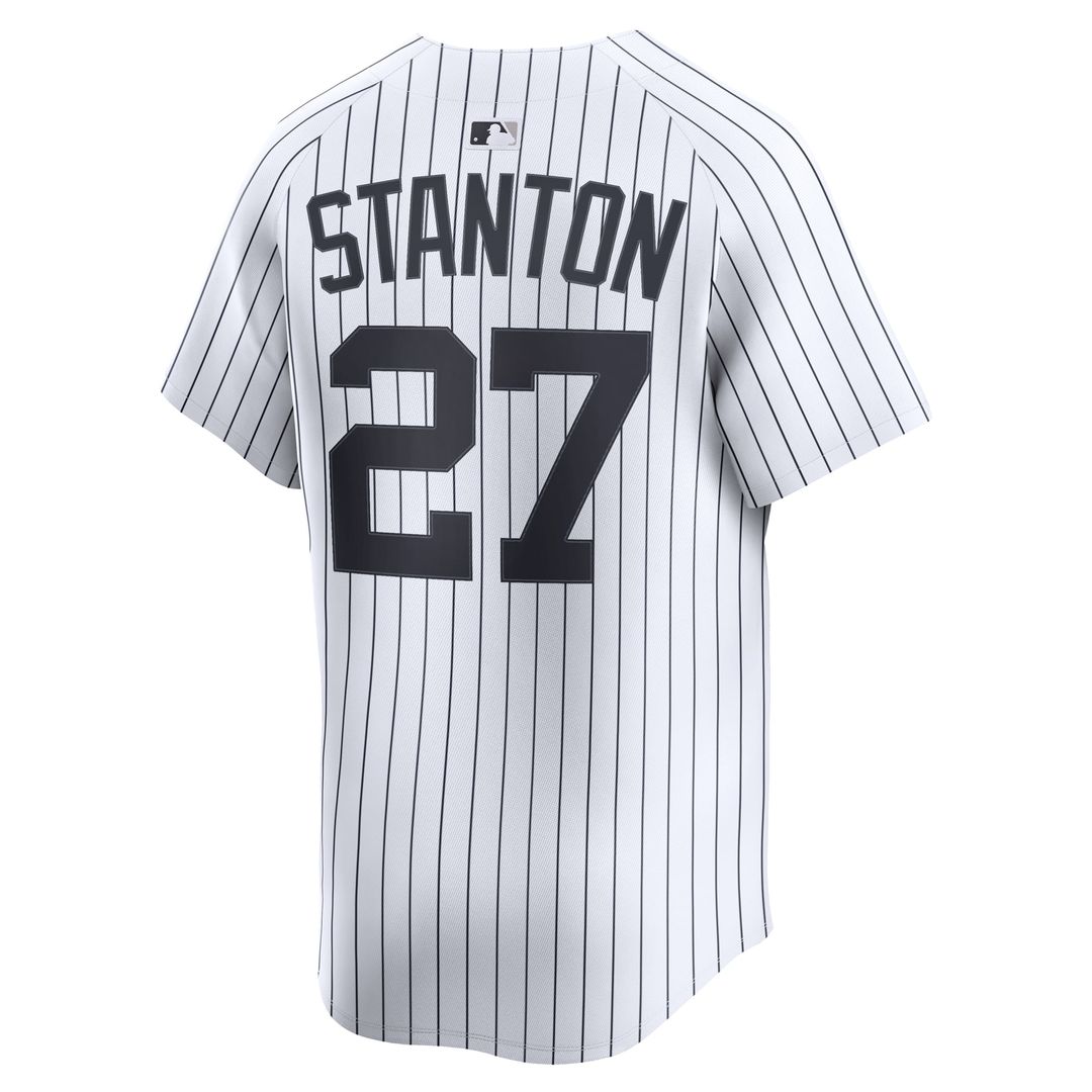 New York Yankees Giancarlo Stanton Nike Gray Road Limited Jersey
