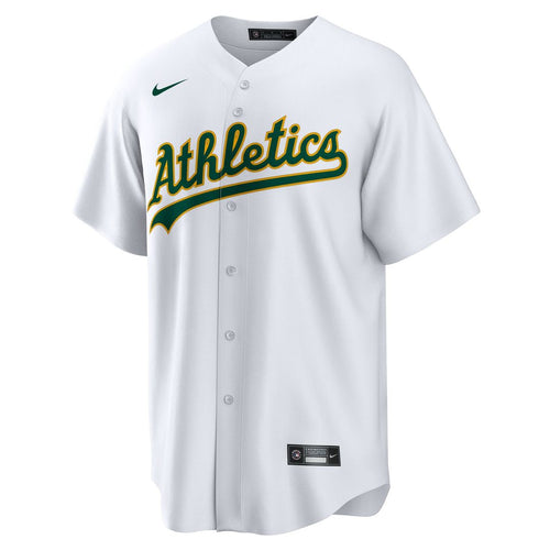 Athletics Denzel Clarke Nike White Home Replica Jersey