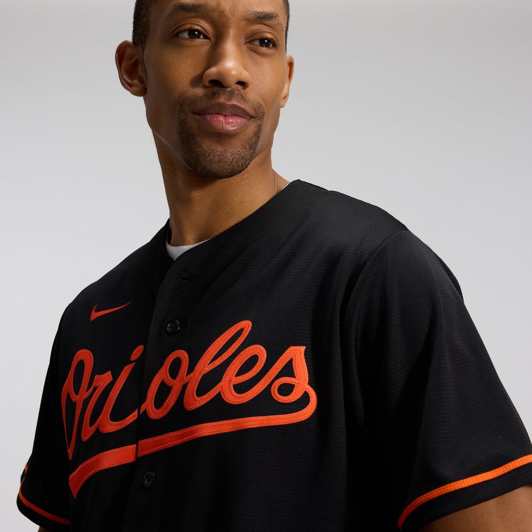Baltimore Orioles Nike White Home Replica Team Jersey