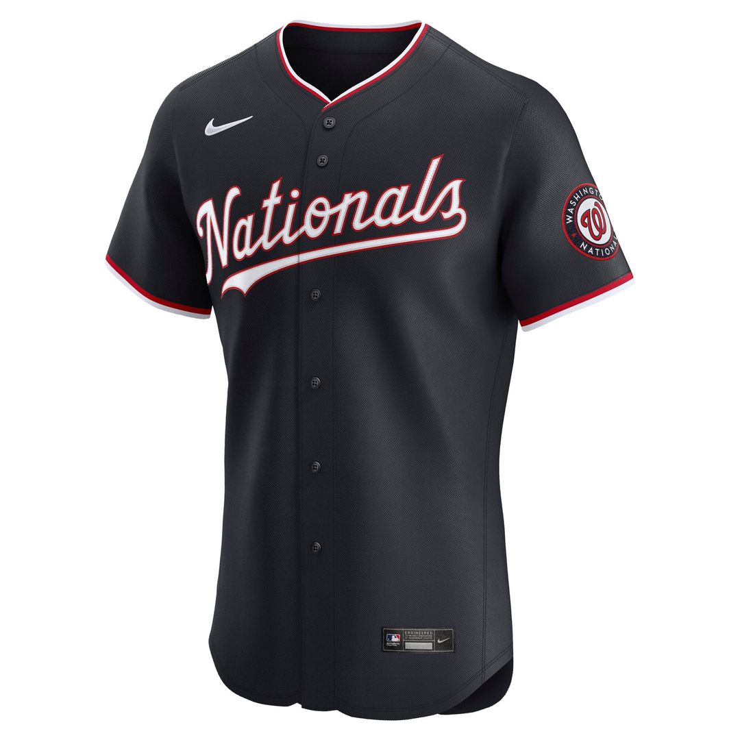 Washington Nationals Nike Navy Alternate Elite Jersey