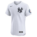 New York Yankees Derek Jeter Nike White Home 2020 Hall of Fame Induction Patch Elite Player Jersey