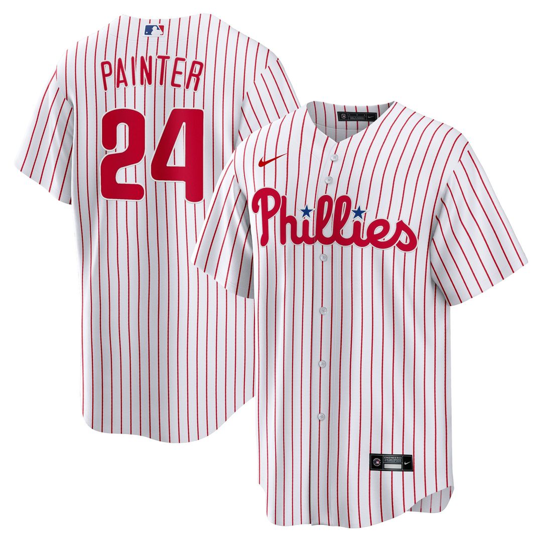 Philadelphia Phillies Andrew Painter Nike White Home Replica Jersey