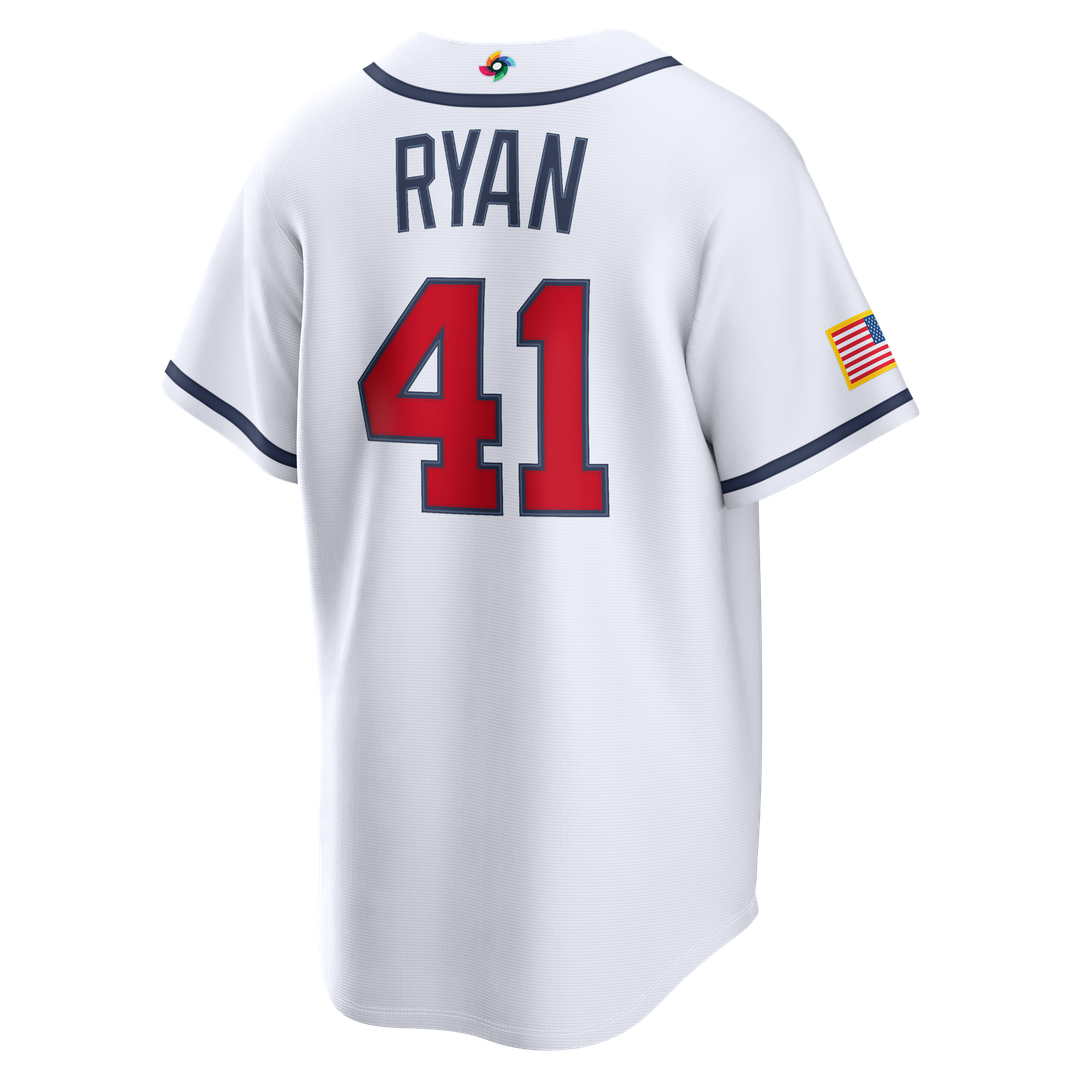 USA Baseball Joe Ryan Nike White 2026 World Baseball Classic Home Stadium Jersey