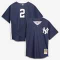 New York Yankees Derek Jeter Mitchell & Ness Navy Authentic Batting Practice Jersey