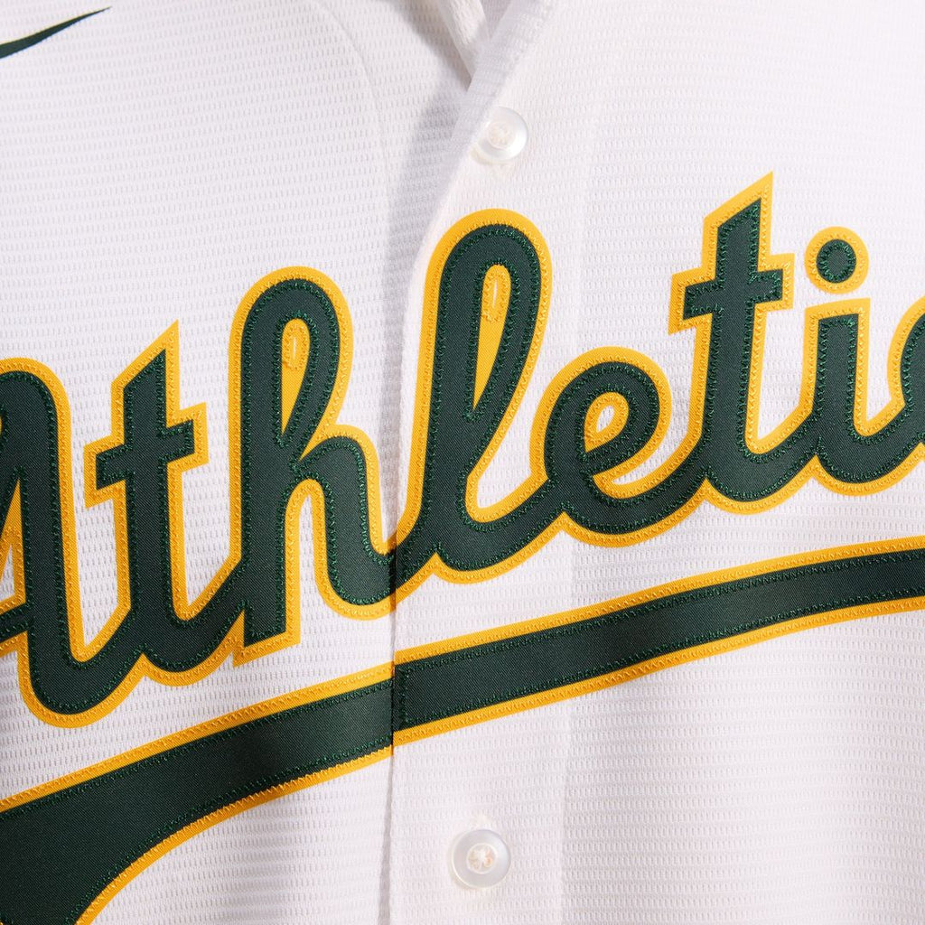 Athletics Nike White Home Replica Team Jersey