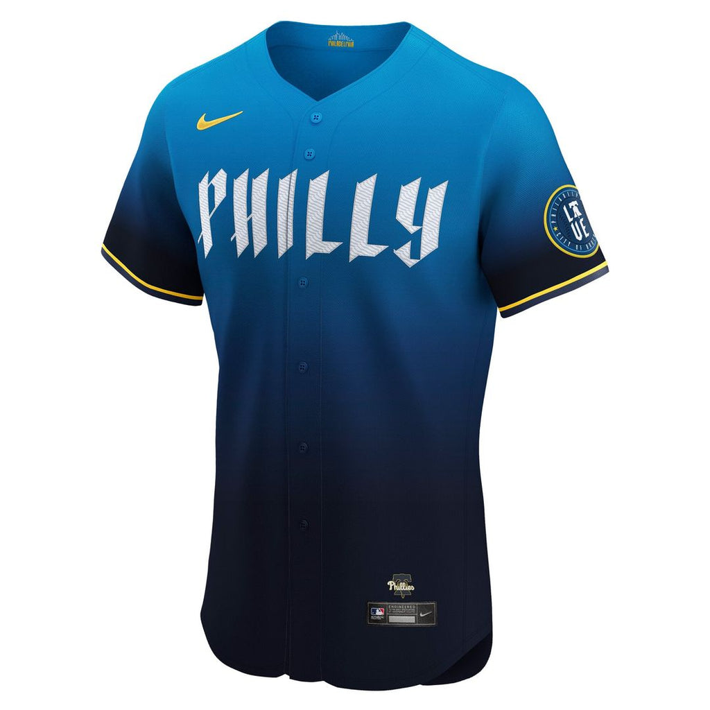 Philadelphia Phillies Bryce Harper Nike Navy City Connect Elite Jersey