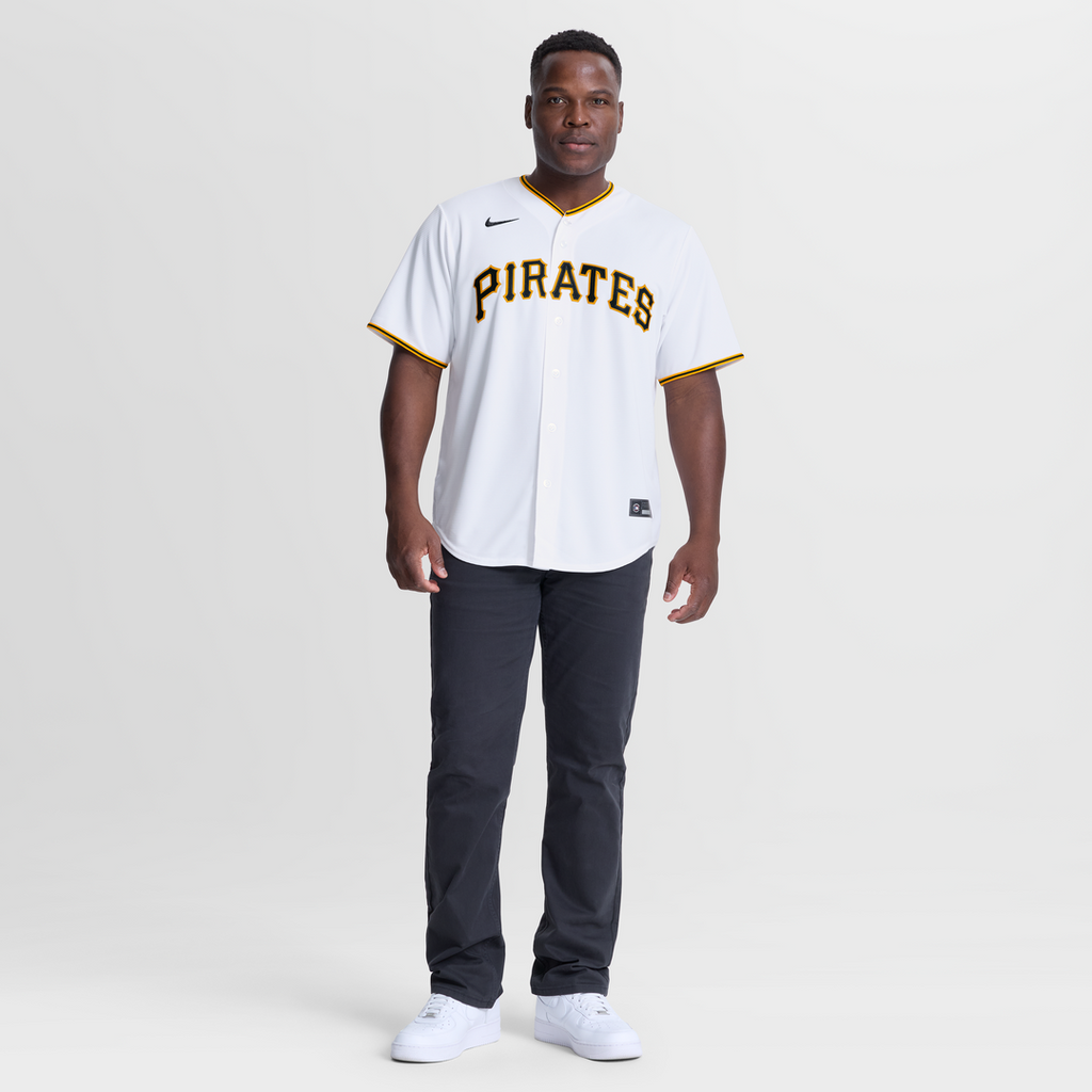 Pittsburgh Pirates Camilo Doval Nike White Home Replica Jersey