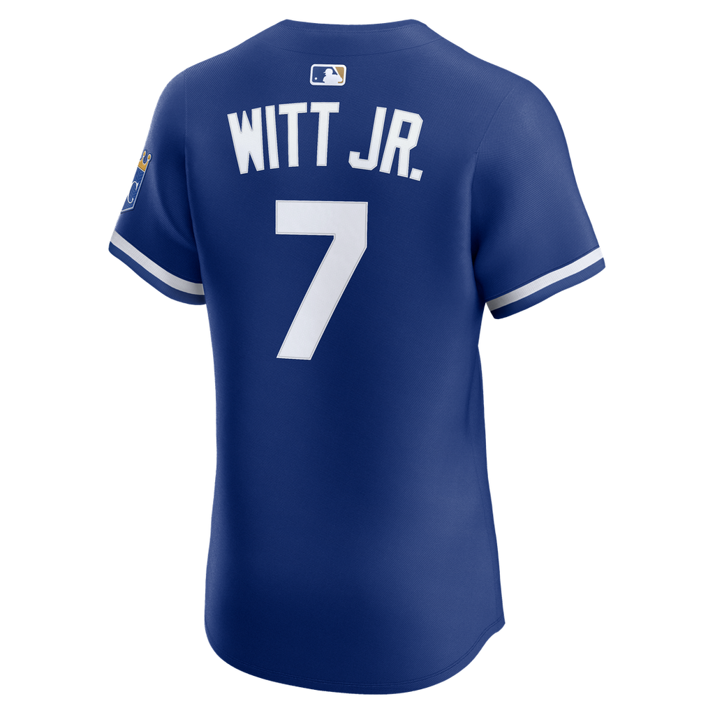 Kansas City Royals Bobby Witt Jr. Nike White Home Elite Player Jersey