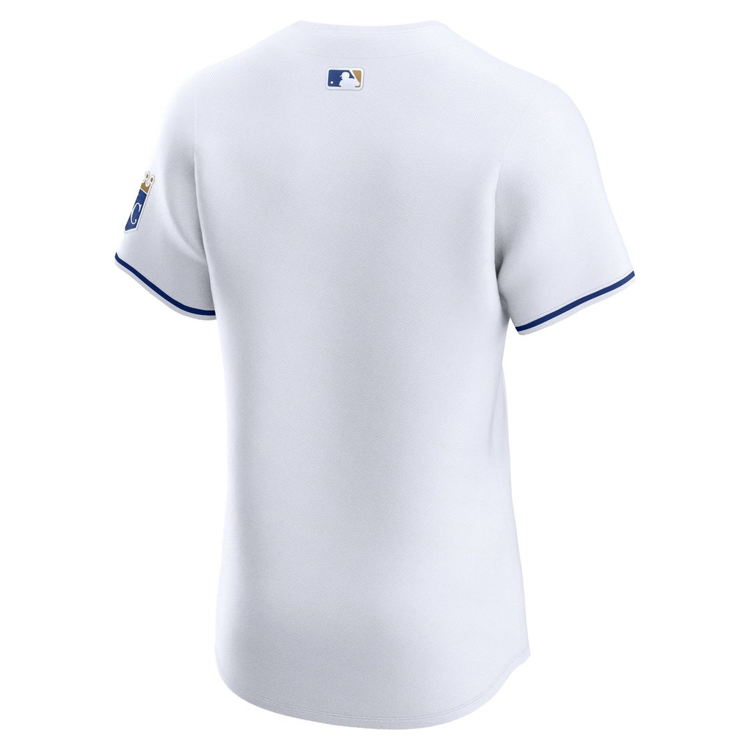 Kansas City Royals Nike White Home Elite Jersey