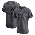 New York Mets Juan Soto Nike Gray City Connect Elite Jersey