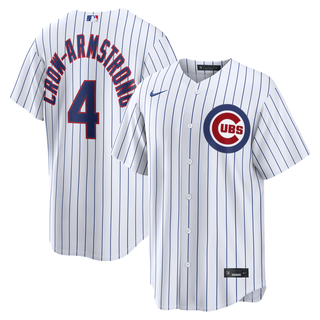 Chicago Cubs Pete Crow-Armstrong Nike White Home Replica Jersey
