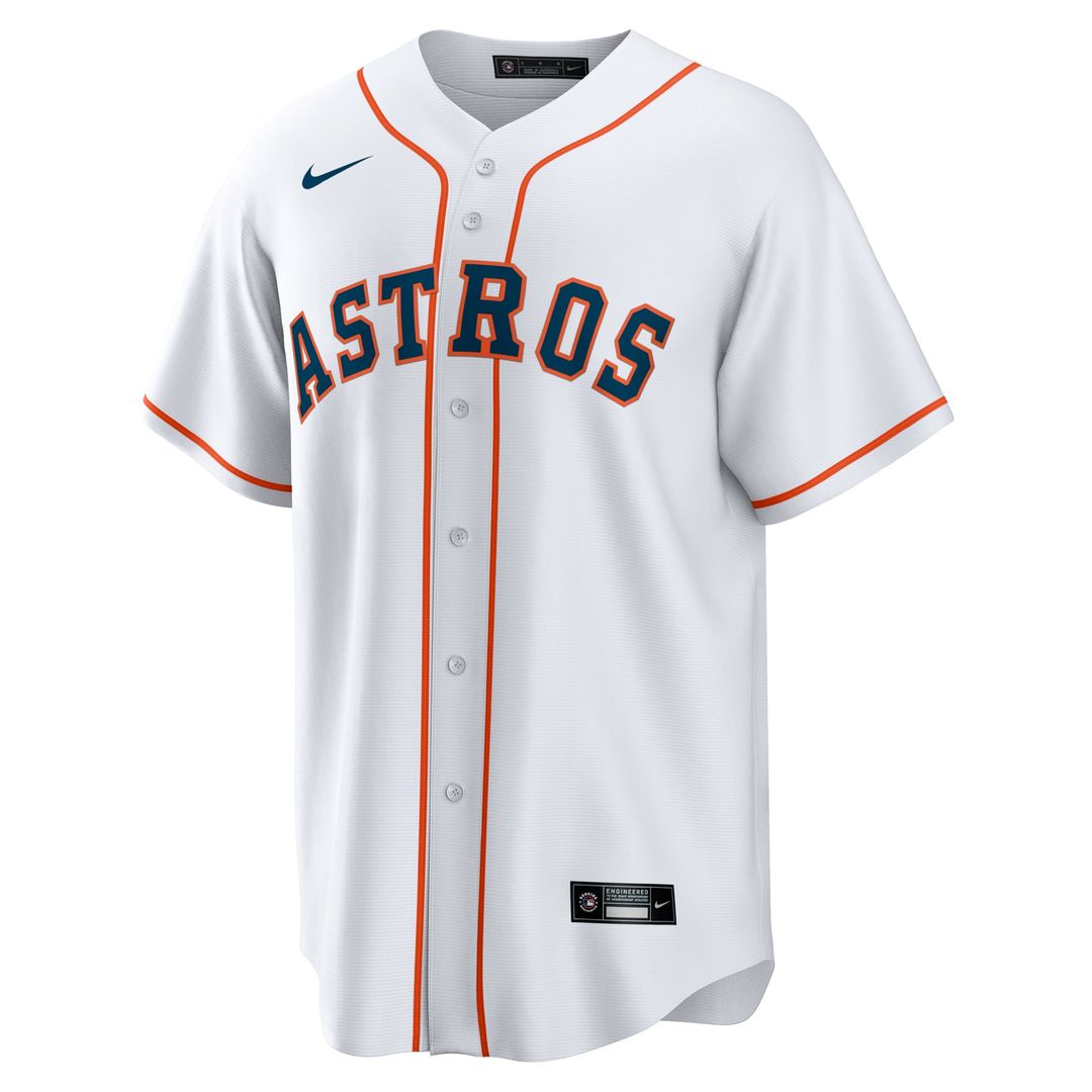 Houston Astros Jake Meyers Nike White Home Replica Jersey
