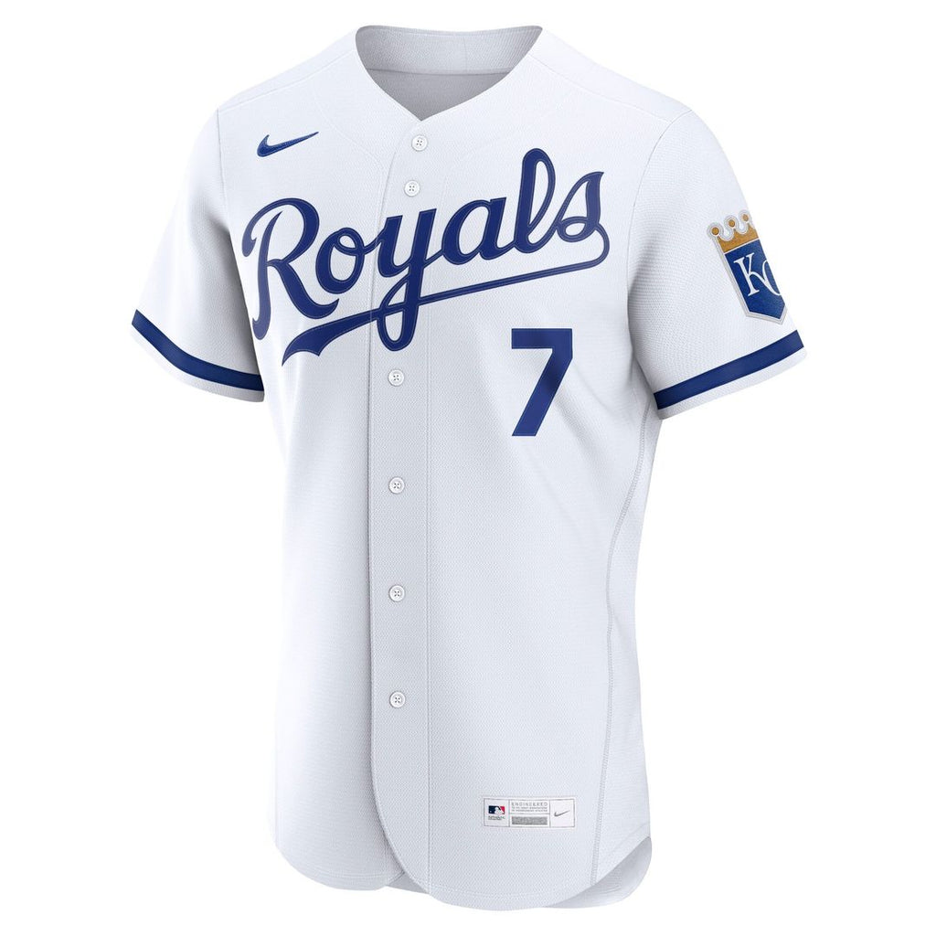 Kansas City Royals Bobby Witt Jr. Nike White Authentic Jersey
