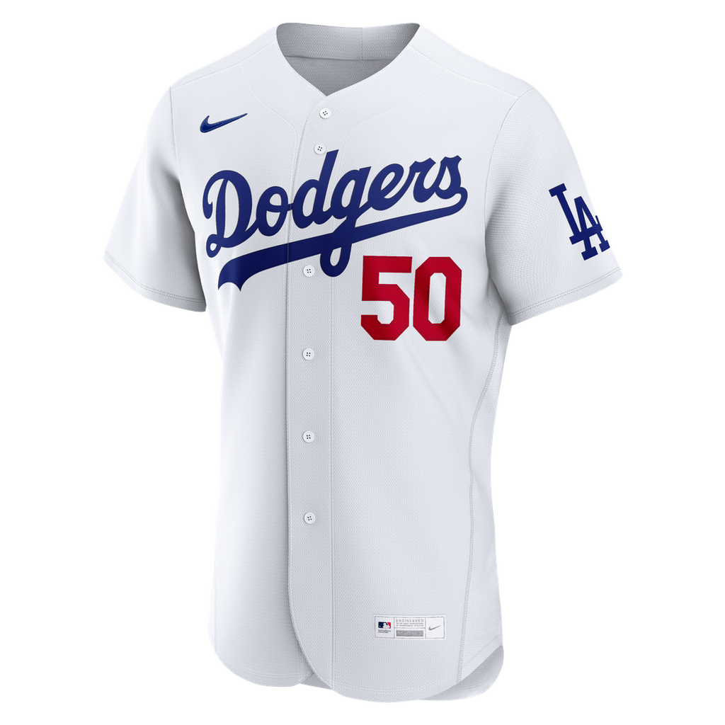 Los Angeles Dodgers Mookie Betts Nike White Home Authentic Jersey