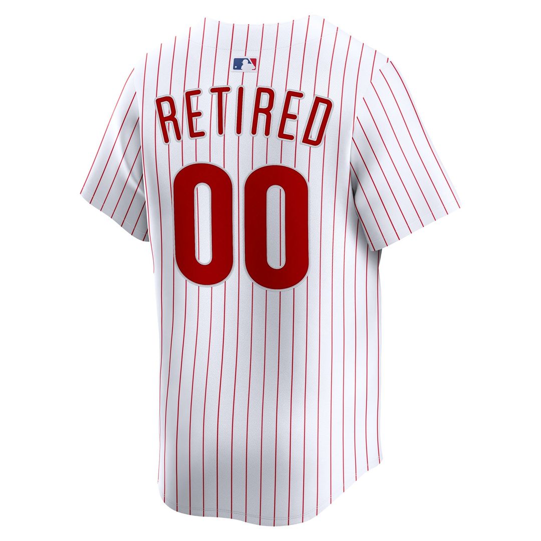 Philadelphia Phillies Nike White Home Limited Pick-A-Player Retired Roster Jersey