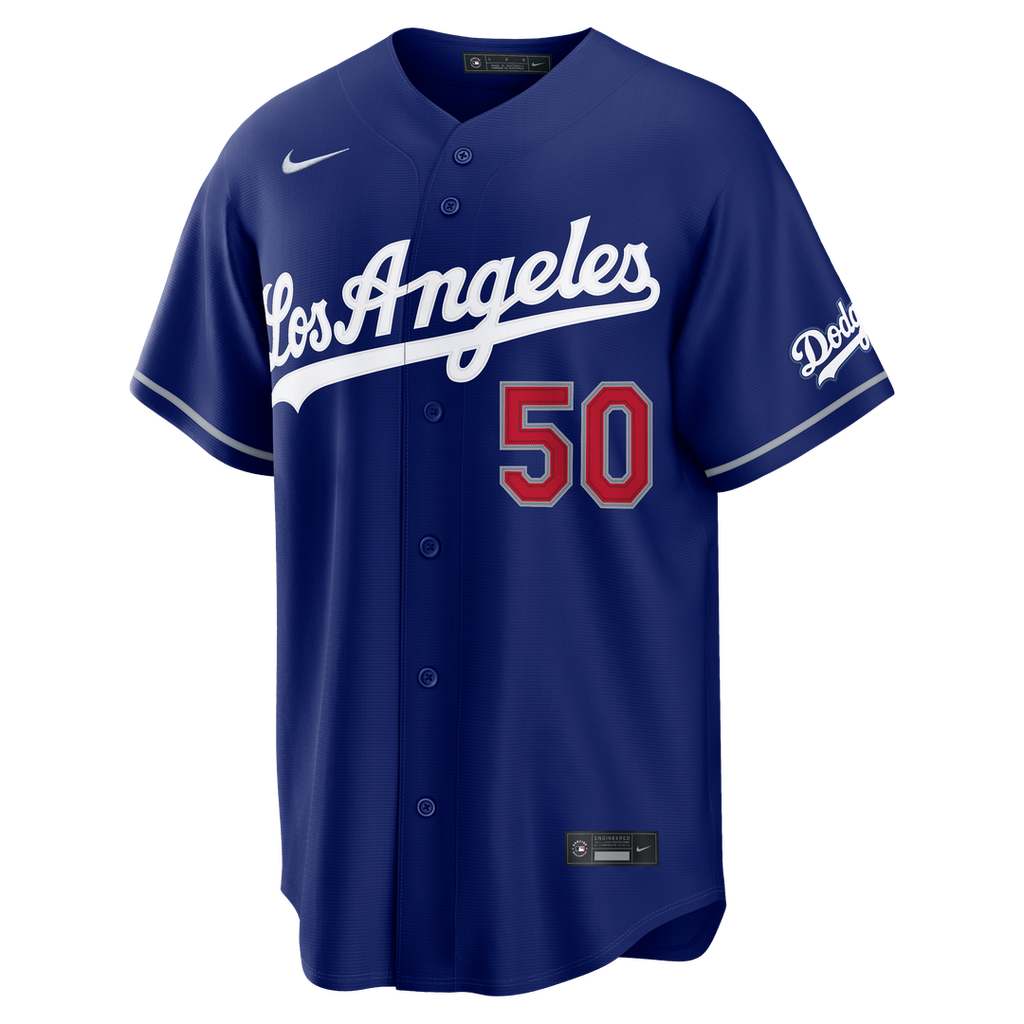 Los Angeles Dodgers Mookie Betts Nike Royal Alternate Stadium Jersey