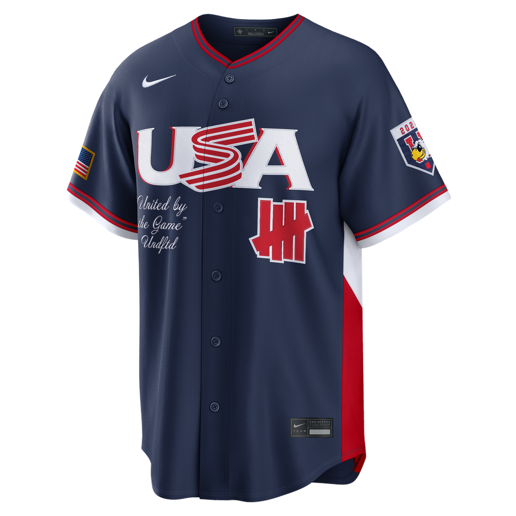 USA Baseball Nike x Undefeated Navy 2026 World Baseball Classic Stadium Jersey