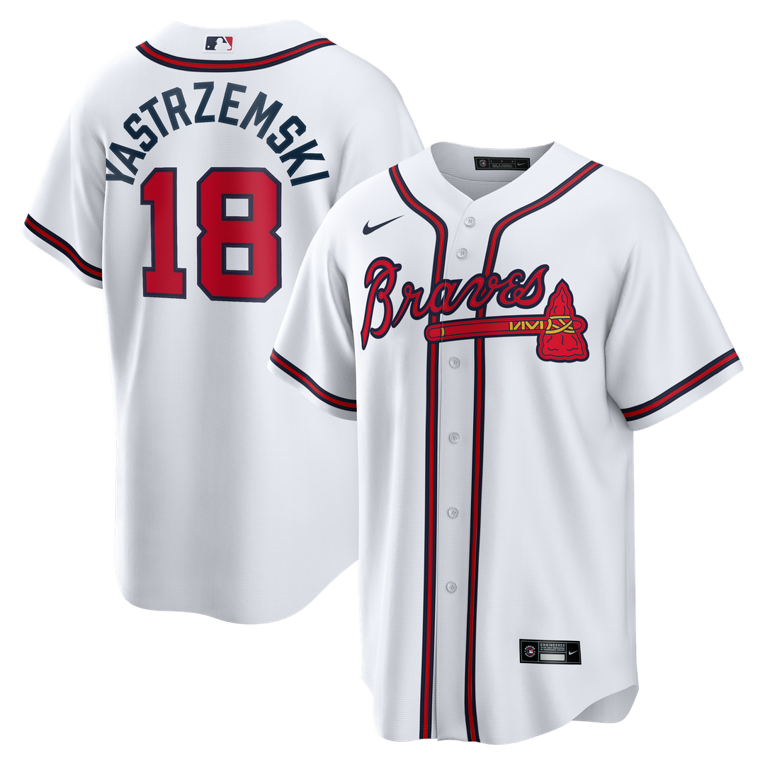 Atlanta Braves Mike Yastrzemski Nike White Replica Jersey
