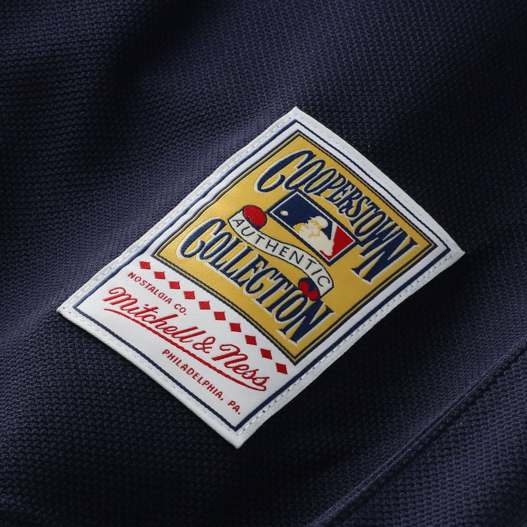 Atlanta Braves Chipper Jones Mitchell & Ness Navy Authentic Batting Practice Jersey
