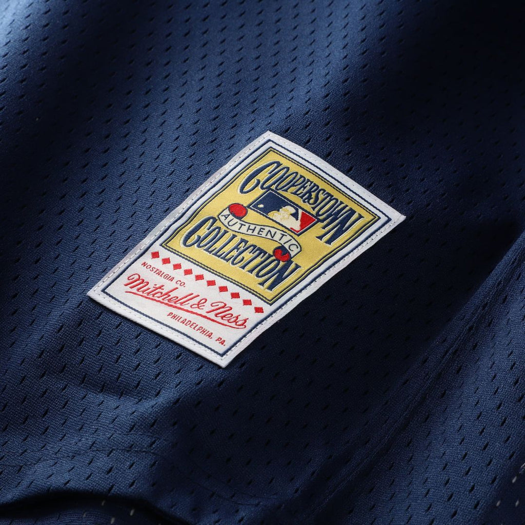 New York Yankees Mariano Rivera Mitchell & Ness Navy Cooperstown Collection Big & Tall Mesh Batting Practice Jersey
