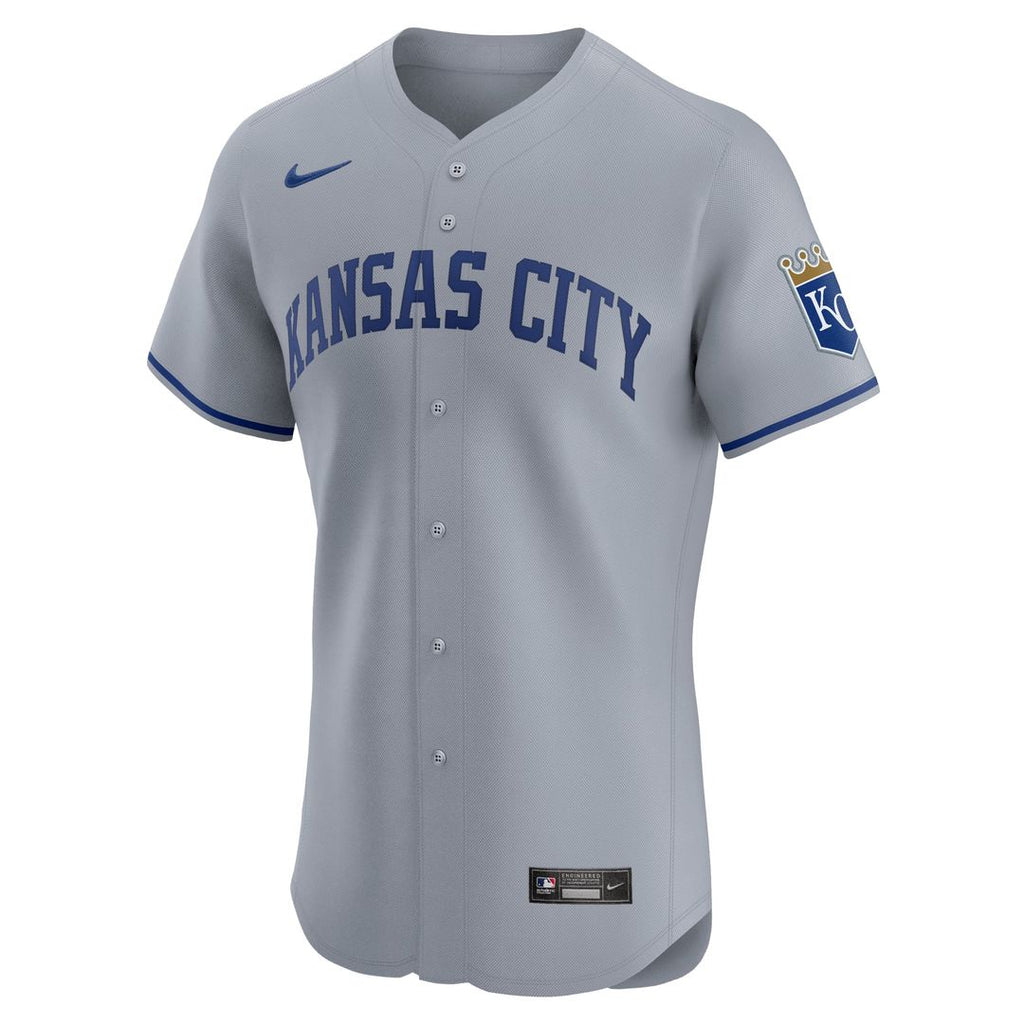Kansas City Royals Nike White Home Elite Jersey