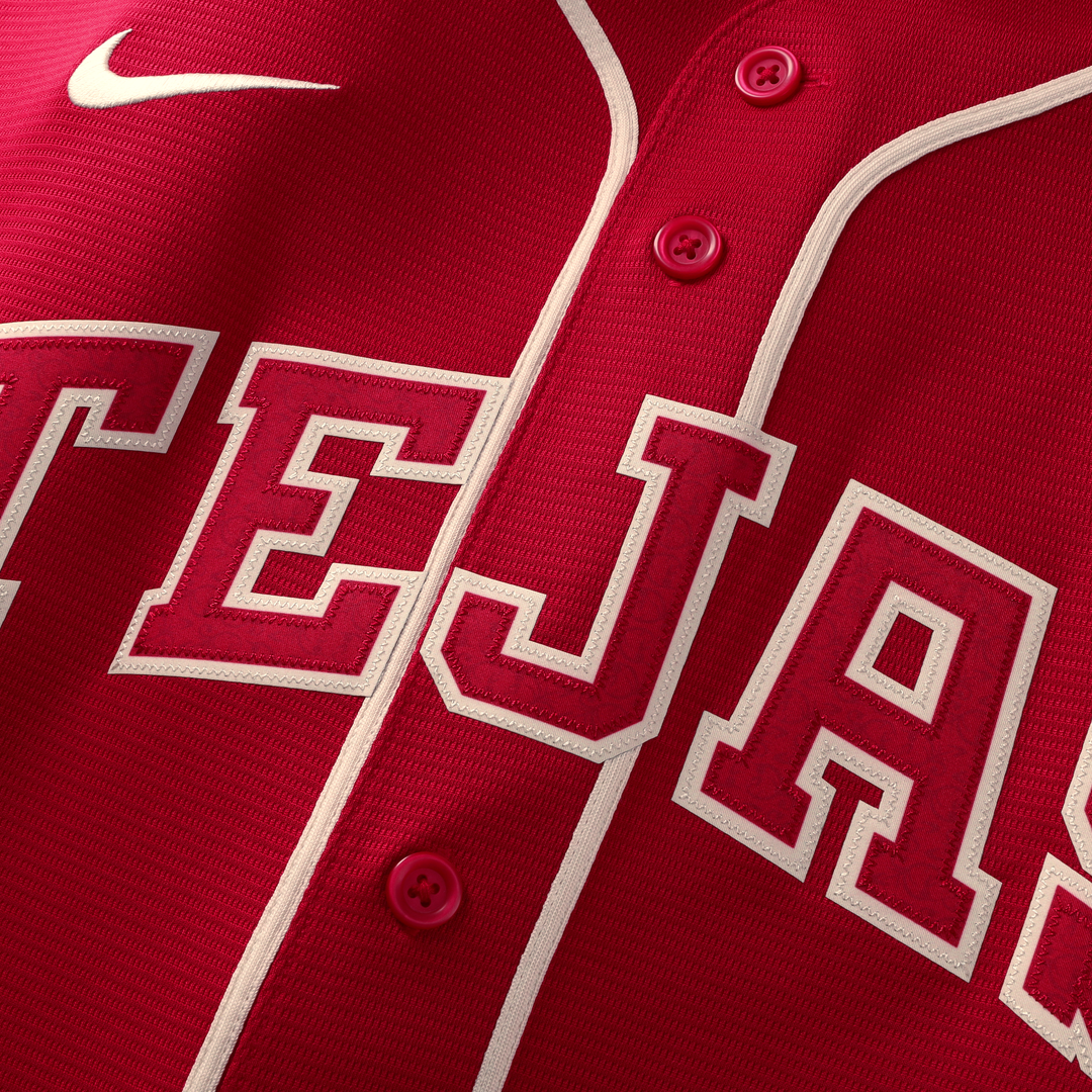 Texas Rangers Joc Pederson Nike Red 2026 City Connect Stadium Jersey
