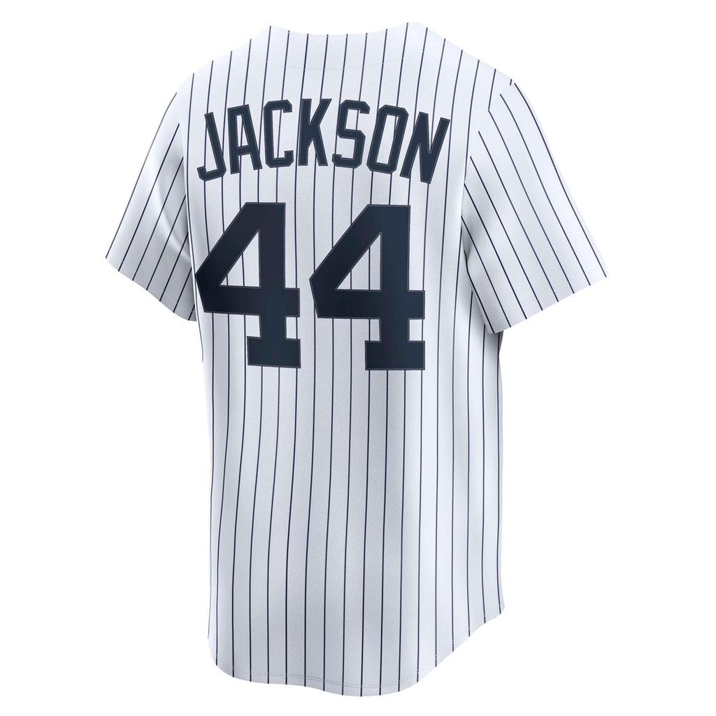 New York Yankees Reggie Jackson Nike White Throwback Cooperstown Collection Limited Jersey