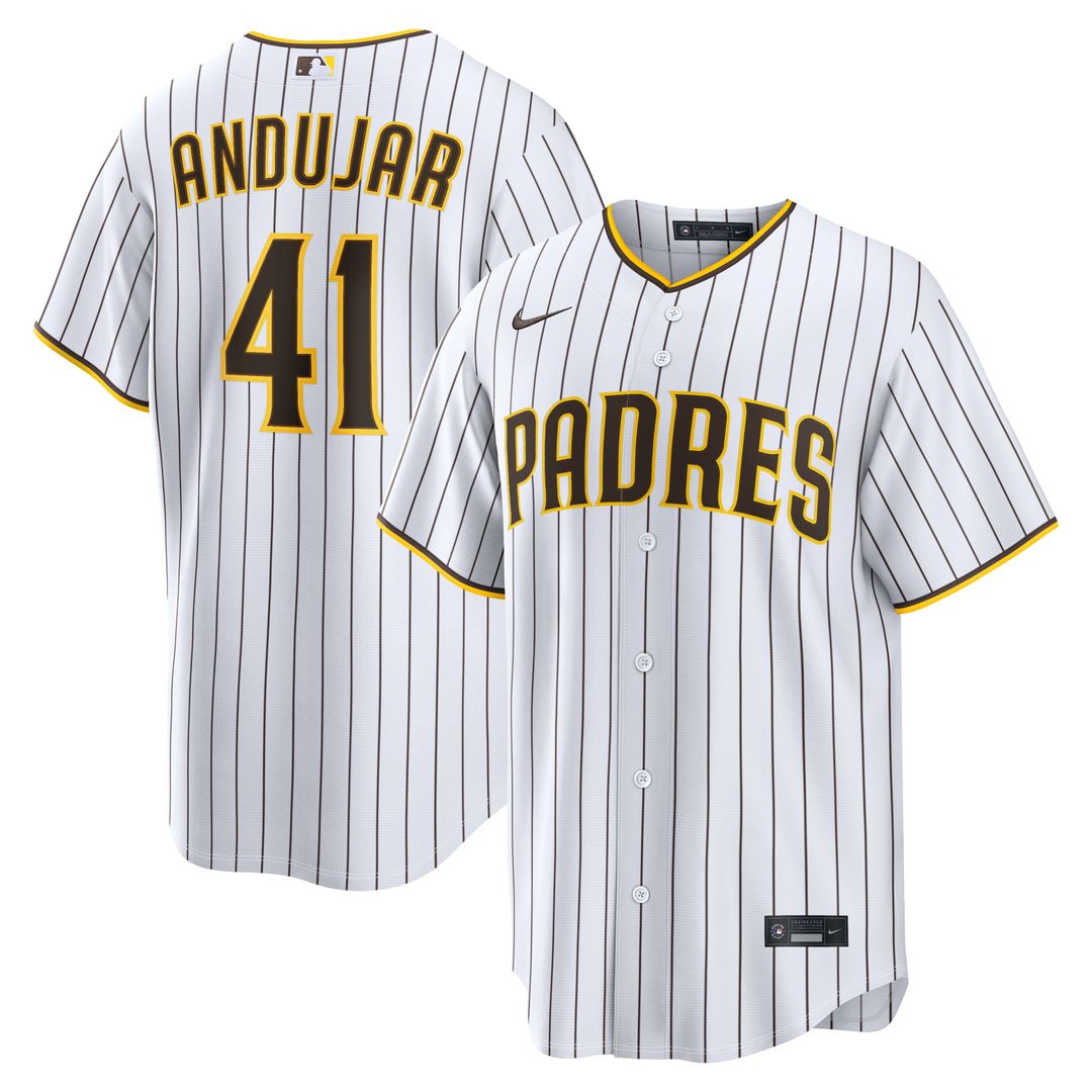 San Diego Padres Miguel Andujar Nike White Home Replica Jersey