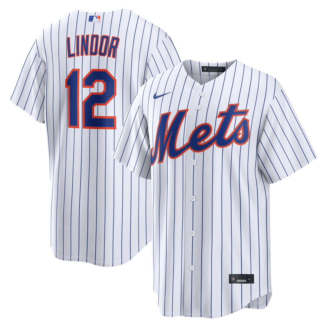 New York Mets Francisco Lindor Nike Black Alternate Replica Jersey