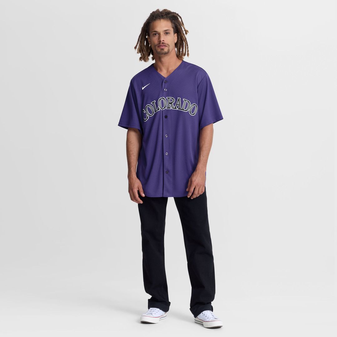 Colorado Rockies Nike Purple Alternate Replica Jersey