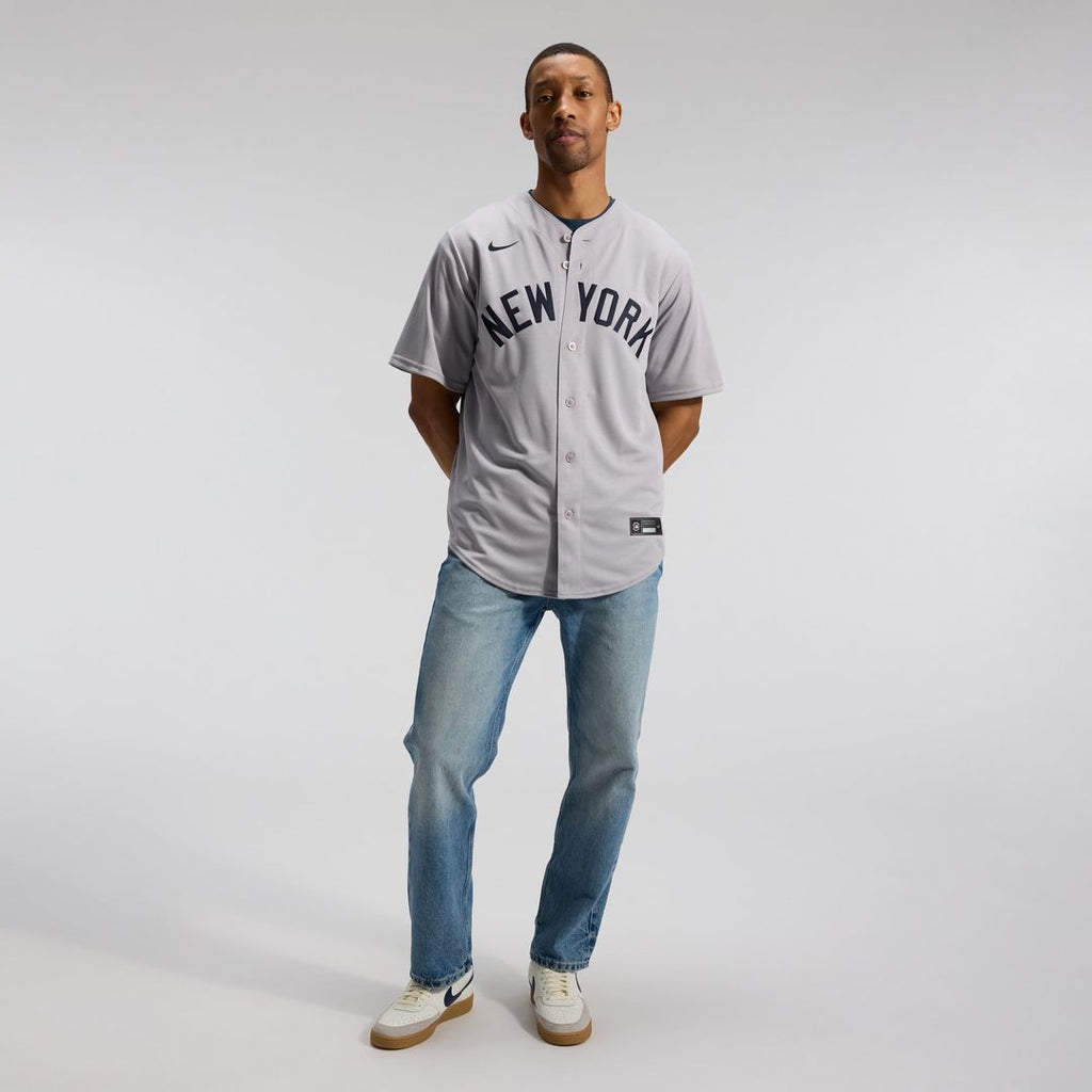 New York Yankees Gerrit Cole Nike Gray Road Replica Jersey