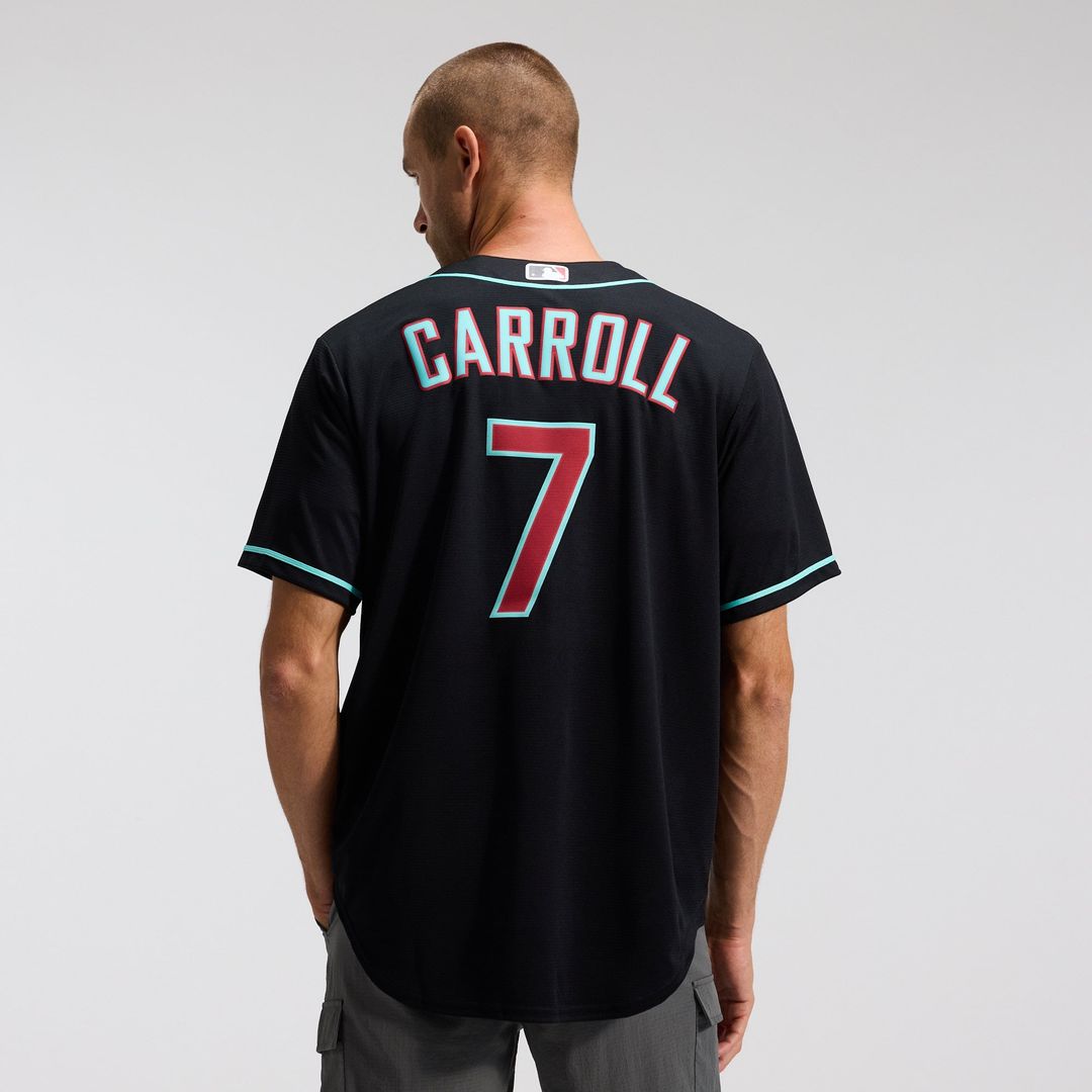 Arizona Diamondbacks Corbin Carroll Nike Black Alternate Replica Jersey