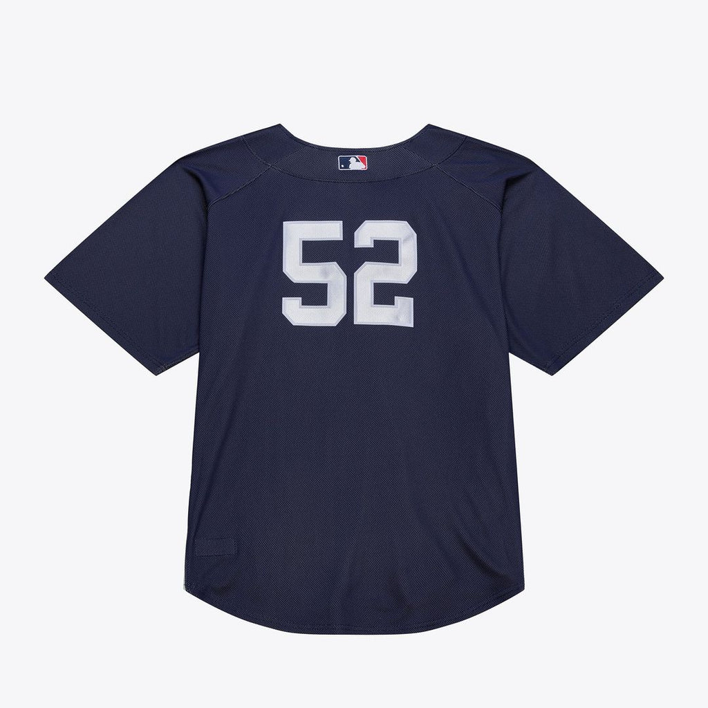 New York Yankees CC Sabathia Mitchell & Ness Navy 2009 Authentic Batting Practice Jersey