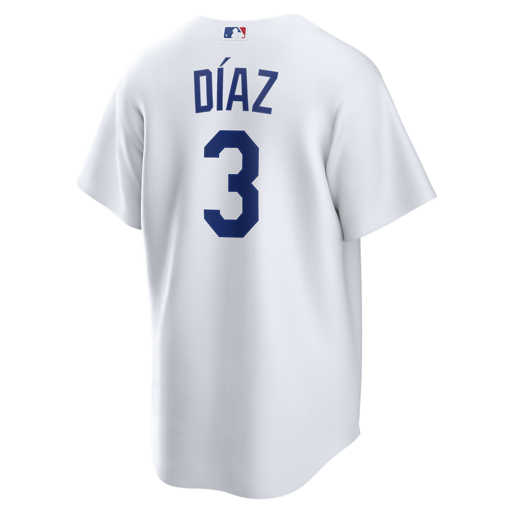 Los Angeles Dodgers Edwin Díaz Nike White Home Replica Jersey