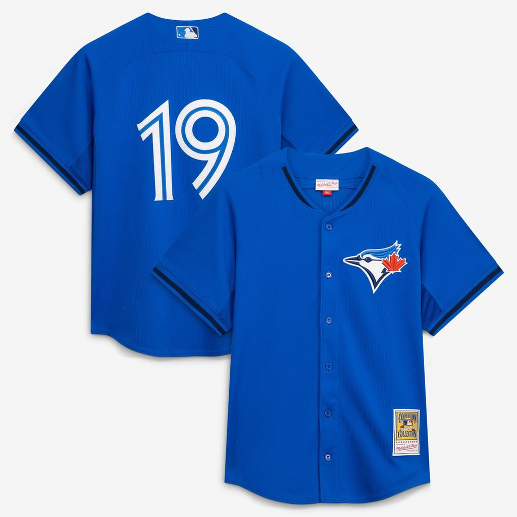 Toronto Blue Jays Jose Bautista Mitchell & Ness Royal Authentic Batting Practice Jersey