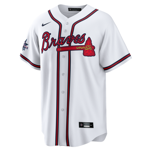 Atlanta Braves Deion Sanders Nike White Home Retired Player Replica Jersey