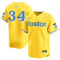 Boston Red Sox David Ortiz Nike Yellow Alternate 3 Limited Player Jersey