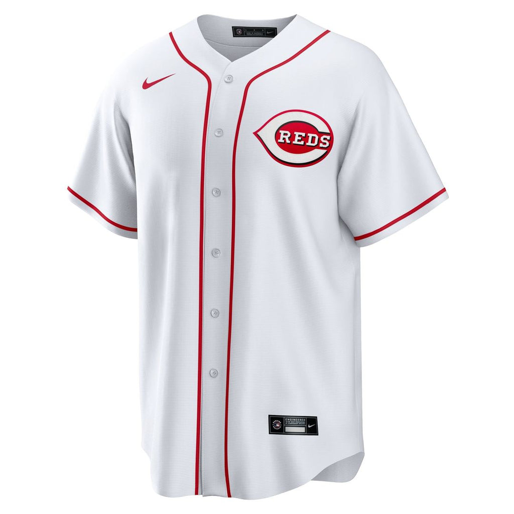 Cincinnati Reds Hunter Greene Nike White Home Replica Jersey