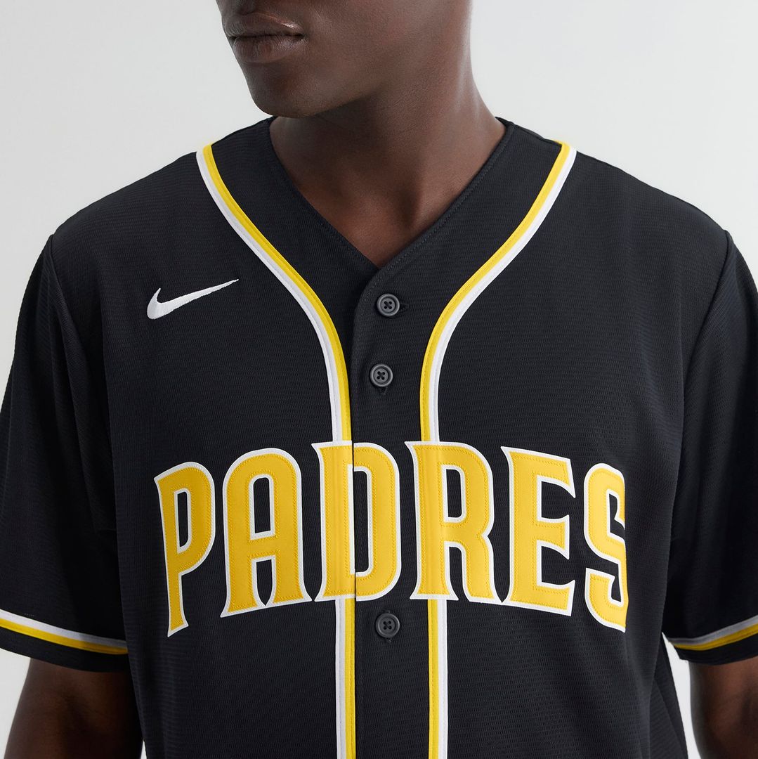 San Diego Padres Fernando Tatis Jr. Nike Fashion Replica Black Out Jersey