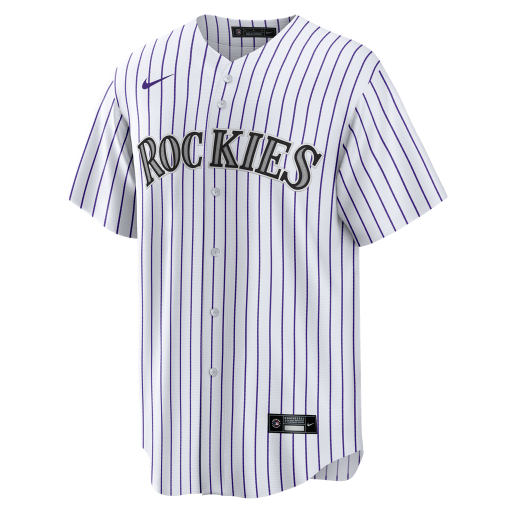 Colorado Rockies Nike White Home Big & Tall Replica Jersey