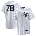 New York Yankees Spencer Jones Nike White Home Replica Jersey