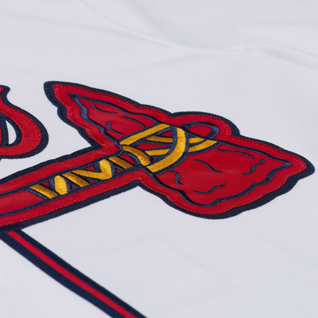 Atlanta Braves Andruw Jones Mitchell & Ness White 2005 Authentic Jersey