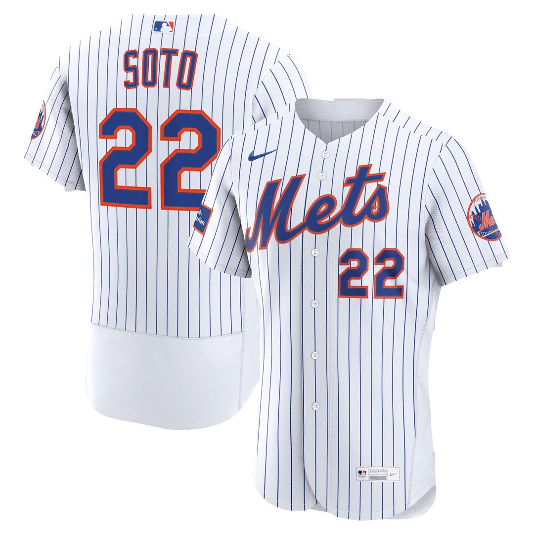 New York Mets Juan Soto Nike Black Alternate Authentic Sponsor Patch Jersey