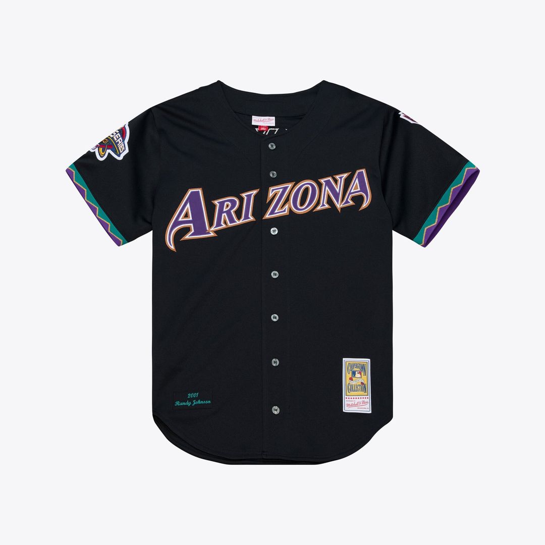 Arizona Diamondbacks Randy Johnson Mitchell & Ness Black 2001 Authentic Jersey