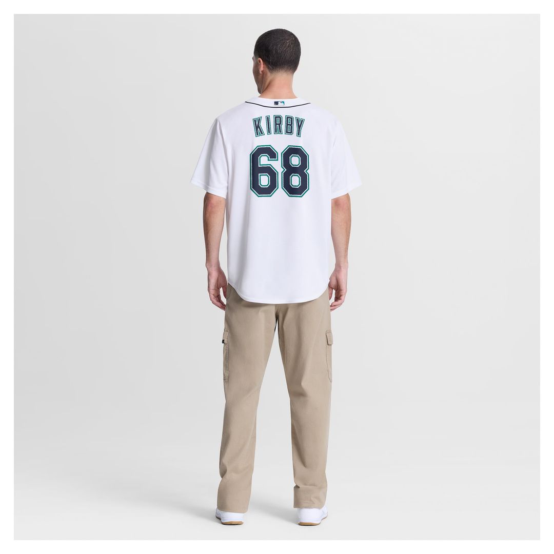 Seattle Mariners George Kirby Nike White Home Replica Jersey
