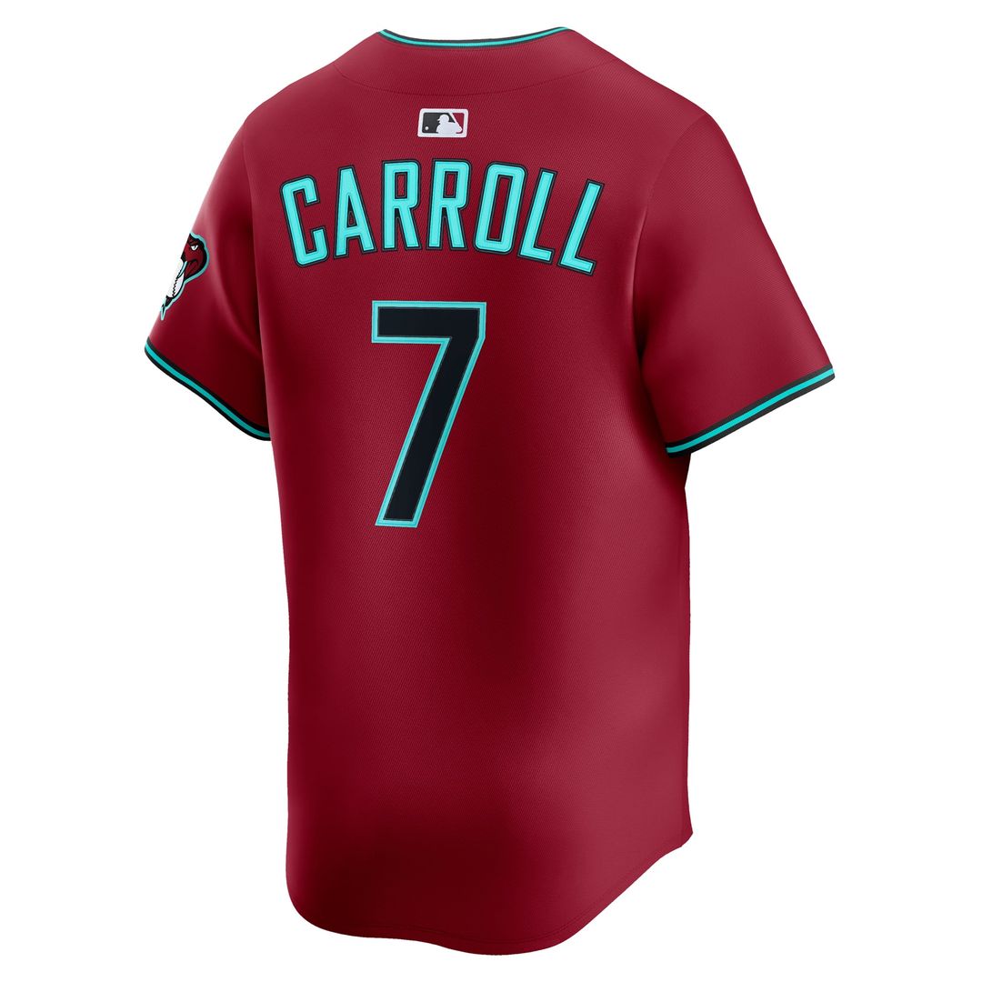 Arizona Diamondbacks Corbin Carroll Nike Black Alternate Limited Player Jersey