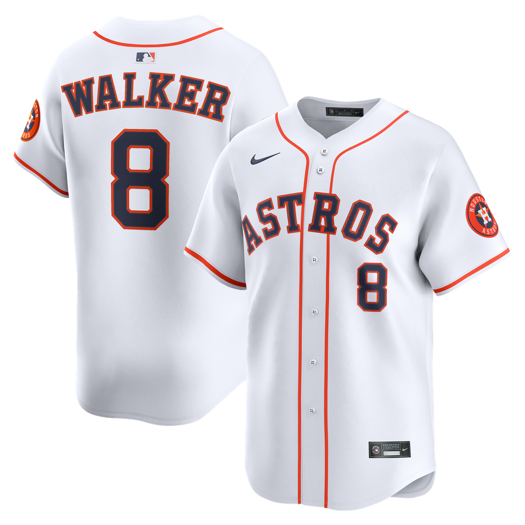 Houston Astros Christian Walker Nike White Home Limited Player Jersey